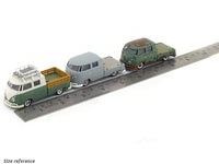 1960 VW Double Cab set 1:64 M2 Machines diecast hauler scale model