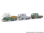 1960 VW Double Cab set 1:64 M2 Machines diecast hauler scale model