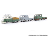 1960 VW Double Cab set 1:64 M2 Machines diecast hauler scale model