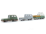 1960 VW Double Cab set 1:64 M2 Machines diecast hauler scale model