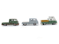 1960 VW Double Cab set 1:64 M2 Machines diecast hauler scale model