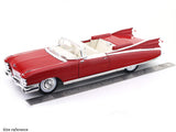 1959 Cadillac Eldorado Biarritz Red 1:18 Maisto Diecast Scale Model Car Collectible