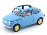 1960 Fiat 500D Cabriolet Open Top Blue 1:18 Kyosho diecast scale model car collectible