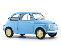 1960 Fiat 500D Cabriolet Open Top Blue 1:18 Kyosho diecast scale model car collectible