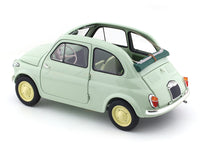 1960 Fiat 500D Cabriolet Open Top Green 1:18 Kyosho diecast scale model car collectible