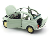 1960 Fiat 500D Cabriolet Open Top Green 1:18 Kyosho diecast scale model car collectible