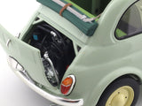 1960 Fiat 500D Cabriolet Open Top Green 1:18 Kyosho diecast scale model car collectible