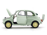 1960 Fiat 500D Cabriolet Open Top Green 1:18 Kyosho diecast scale model car collectible