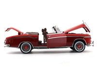 1960 Mercedes-Benz 220 SE Cabriolet W128 red 1:18 Sunstar diecast Scale Model collectible