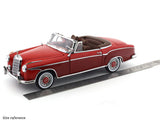 1960 Mercedes-Benz 220 SE Cabriolet W128 red 1:18 Sunstar diecast Scale Model collectible