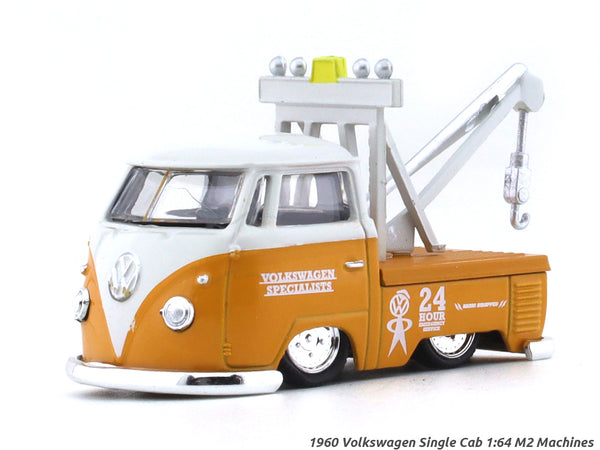 Volkswagen 1960 Cabina Singola Traino Camion Guscio Olio Giallo Volkswagen 1960 Cabina Singola Traino Camion Guscio Olio Giallo