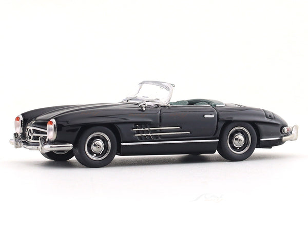 1960 Mercedes-Benz 300SL Roadster black 1:64 GFCC diecast scale model miniature car collectible