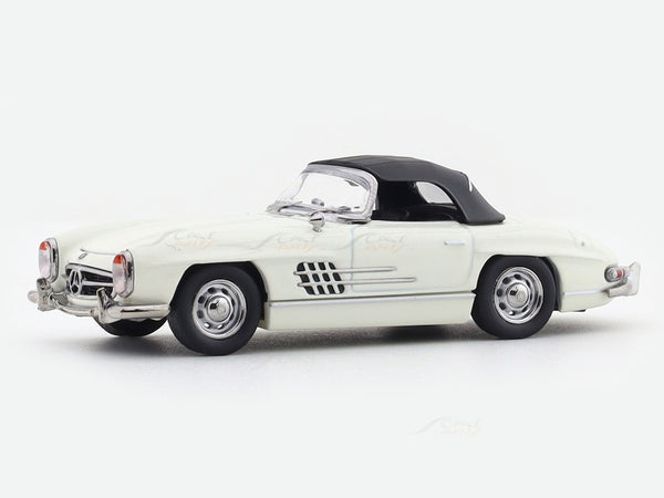 1960 Mercedes-Benz 300SL Roadster white 1:64 GFCC diecast scale model miniature car collectible