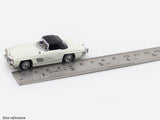 1960 Mercedes-Benz 300SL Roadster white 1:64 GFCC diecast scale model miniature car collectible