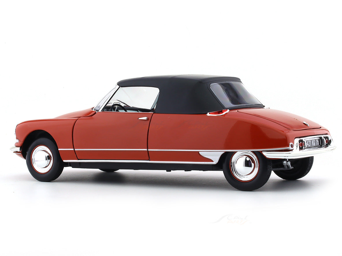 Miniature Citroën DS19 Cabriolet 1961 - Échelle 1/43 Par France Miniature - Argenté