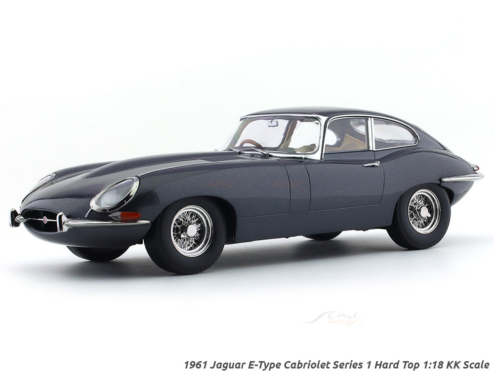1961 Jaguar E-Type Cabriolet Series 1 Hard Top 1:18 KK Scale