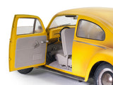 1961 Volkswagen Beetle Saloon Yellow bee 1 :12 Sunstar diecast scale model car collectible