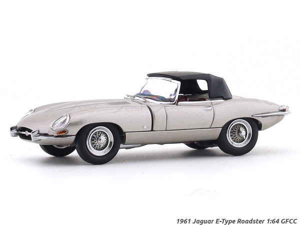 1961 Jaguar E-Type Roadster 1:64 GFCC diecast scale model miniature car collectible