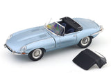 1961 Jaguar E-Type Roadster blue 1:64 GFCC diecast scale model miniature car collectible