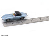 1961 Jaguar E-Type Roadster blue 1:64 GFCC diecast scale model miniature car collectible
