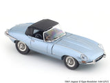 1961 Jaguar E-Type Roadster blue 1:64 GFCC diecast scale model miniature car collectible