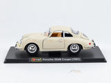 1961 Porsche 356B Coupe with Acrylic Case 1:24 Bburago Licensed Diecast Scale Model Car Collectible | Classic Porsche | Buy in India