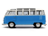 1962 Volkswagen T1 Samba Blue/White 1:18 Solido Licensed Diecast Scale Model Car Collectible
