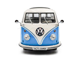 1962 Volkswagen T1 Samba Blue/White 1:18 Solido Licensed Diecast Scale Model Car Collectible