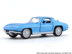 1963 Chevrolet Corvette Stingray blue 1:32 RMZ City pull back car scale model