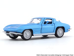 1963 Chevrolet Corvette Stingray blue 1:36 Super Fast pull back car scale model