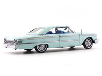 1963 Ford Galaxie 500 XL Hardtop Glacier Blue 1:18 Sunstar diecast Scale Model collectible