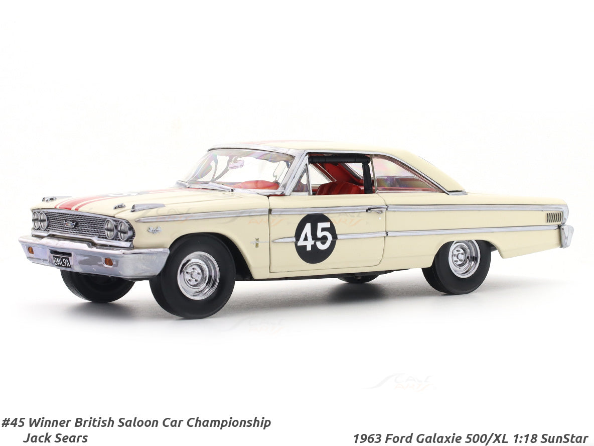 コレクション 1839 G.BRITAIN 3P MS 64 1963 Ford Galaxie 500/XL 1:18 SunStar diecast Scale Model