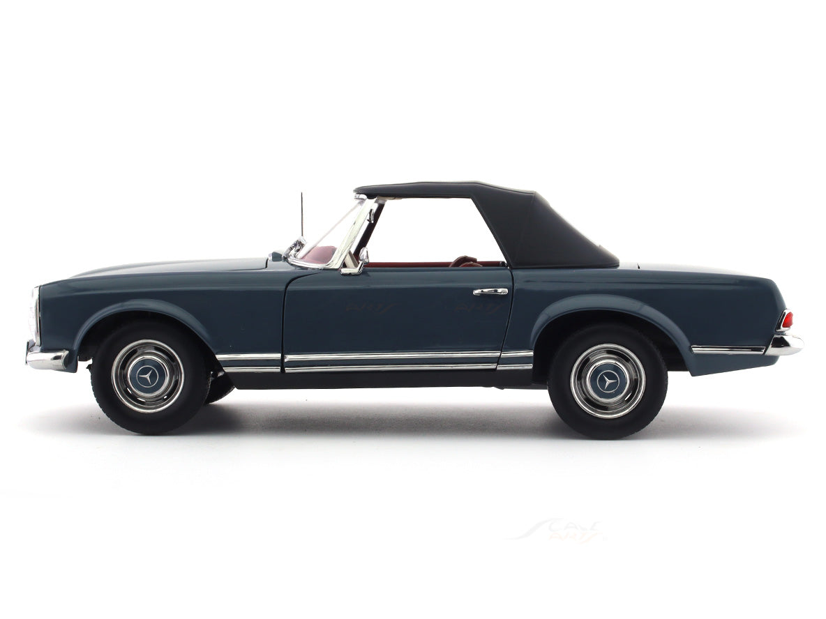 1963 Mercedes-Benz 230 SL W113 Pagoda blue 1:18 Norev diecast Scale ...