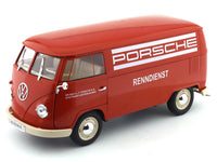 1963 Volkswagen T1 Porsche van 1:18 Welly diecast scale model car