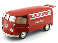 1963 Volkswagen T1 Porsche van 1:18 Welly diecast scale model car