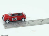 1963 Mini Cooper #66 Rally Monte Carlo 1:64 GCD Licensed Diecast Model Car | Classic Rally Collectible | Buy in India