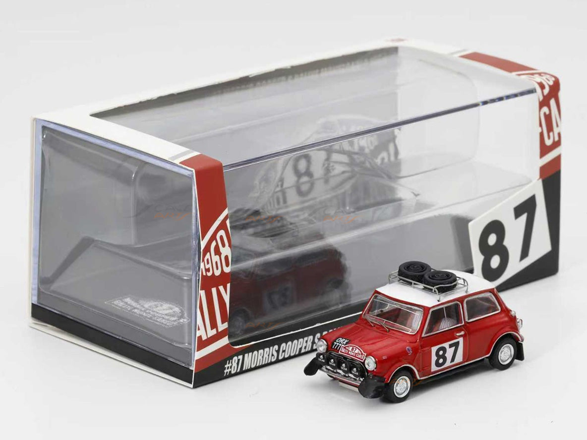 1968 Mini Cooper #87 Rally Monte Carlo 1:64 GCD Licensed Diecast