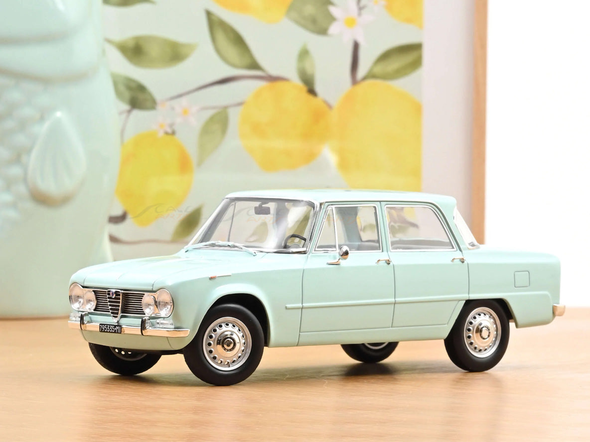 1964 Alfa-Romeo Giulia TI sky blue 1:18 Norev Premium Licensed Diecast
