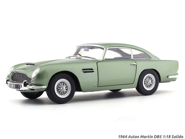 1964 Aston Martin DB5 Porcelain Green 1:18 Solido diecast scale model car collectible