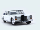 1964 Mercedes-Benz 600 LWB W100 Landaulet White 1:18 KK Scale diecast scale model car collectible
