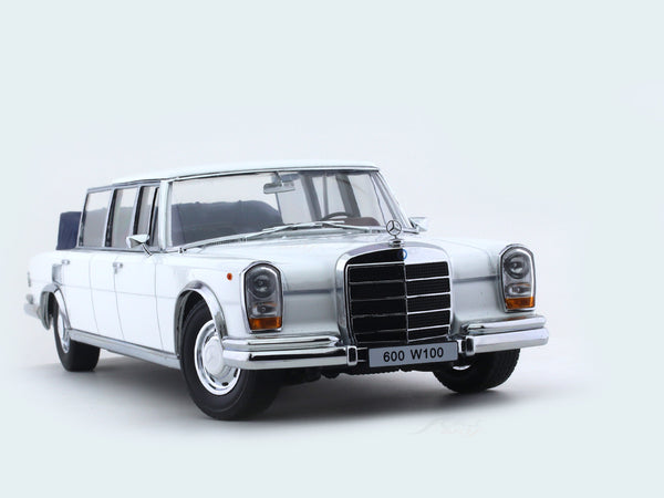 1964 Mercedes-Benz 600 LWB W100 Landaulet White 1:18 KK Scale