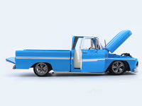 1965 Chevrolet C10 Pickup Lowrider Blue 1:18 SunStar diecast scale model car collectible