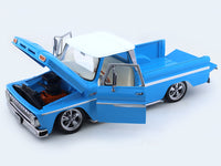 1965 Chevrolet C10 Pickup Lowrider Blue 1:18 SunStar diecast scale model car collectible