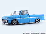 1965 Chevrolet C10 Pickup Lowrider Blue 1:18 SunStar diecast scale model car collectible