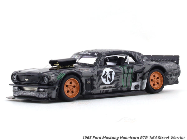 1965 Ford Mustang Hoonicorn RTR 1:64 Street Warrior diecast scale model car miniature