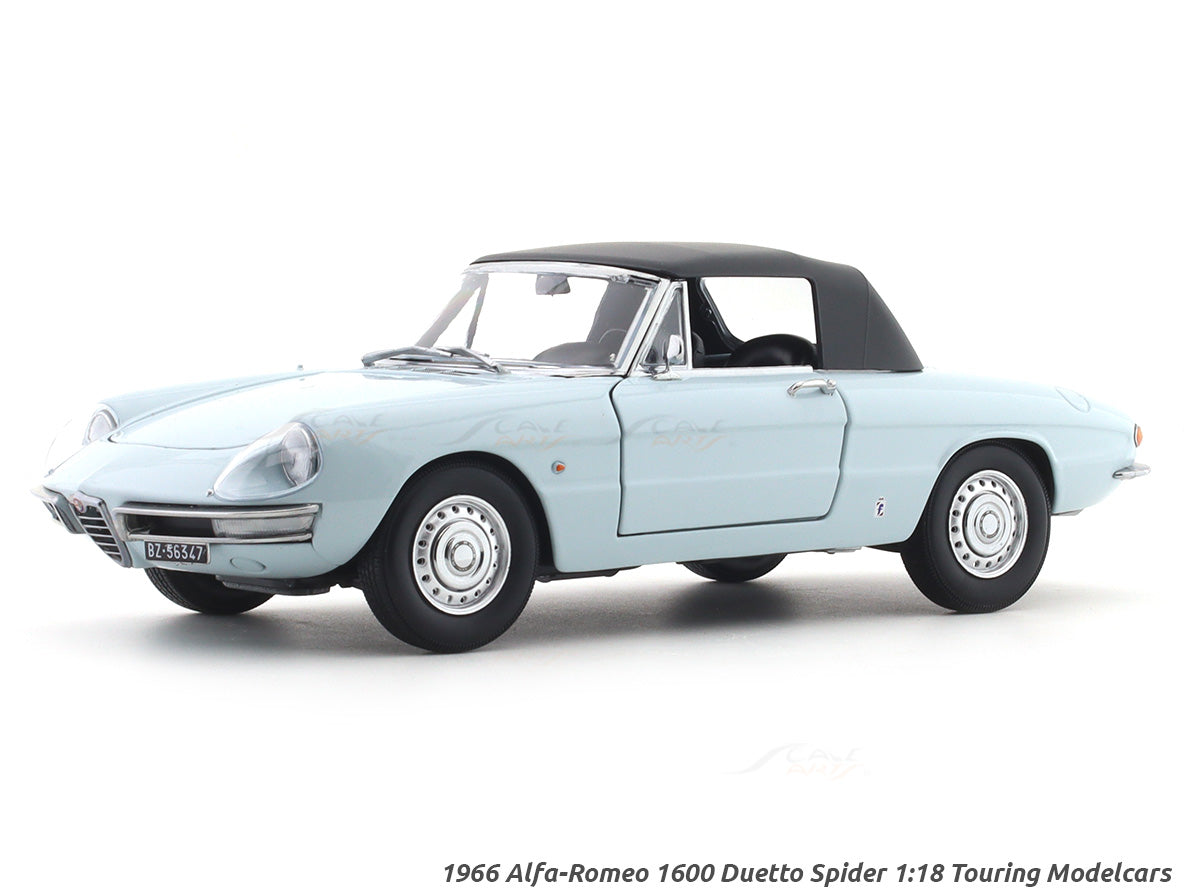 1966 Alfa-Romeo 1600 Duetto Spider blue 1:18 Touring Modelcars 