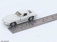 1966 Chevrolet Corvette 327 white 1:64 M2 Machines diecast scale car collectible