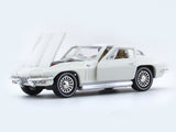 1966 Chevrolet Corvette 327 white 1:64 M2 Machines diecast scale car collectible