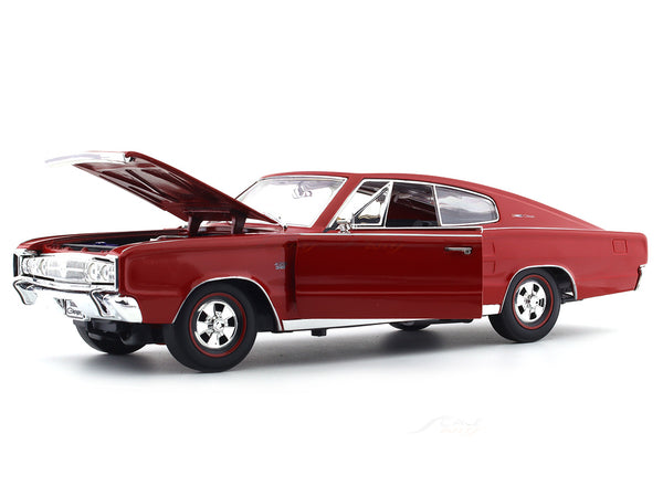 1966 Dodge Charger red 1 18 Road Signature diecast Scale Model