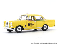 1966 Mercedes-Benz 200D Bruxelles Taxi 1:43 diecast scale model car collectible